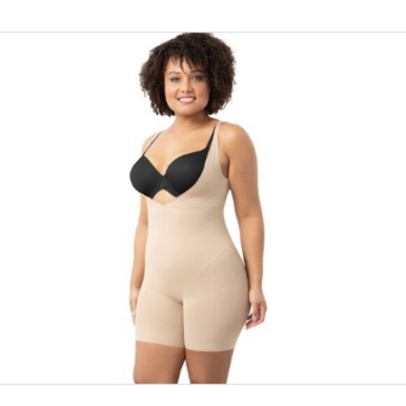 Maidenform size XL Tummy Control Shapewear Bodysuit Anti-Static Fabric - Picture 1 of 6